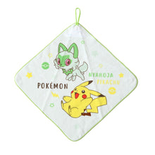 画像をギャラリービューアに読み込む, ループタオル タオル ハンドタオル タオルハンカチ 保育園 幼稚園 綿100% キッズ 約34×34cm ウォッシュタオル 子供用 ループ付タオル ディズニー サンリオ ポケモン 入園 名前
