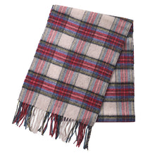画像をギャラリービューアに読み込む, ウール混マフラー レディース マフラー チェック 30cm×164cm 大判 暖かい 柔らかい おしゃれ 防寒 秋冬 ギフト プレゼント 人気 無地 タータンチェック バッファローチェック ブロックチェック 通勤 通学 かわいい 軽量 首元 冬小物 ストール風 ユニセックス