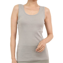 画像をギャラリービューアに読み込む, タンクトップ 綿100 レディース インナー 消臭 M~LL 臭い ノースリーブ アンダー 肌着 下着 女性 白 肌 灰 黒 大きいサイズ s m l ll (在庫限り)