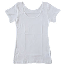 画像をギャラリービューアに読み込む, 綿100% インナー 半袖 レディース フレンチ袖 tシャツ 消臭 防臭 S~LL 臭い 肌着 下着 アンダーシャツ 白 肌 ベージュ 黒 大きいサイズ s m l ll コットン (在庫限り)