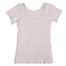 画像をギャラリービューアに読み込む, 綿100% インナー 半袖 レディース フレンチ袖 tシャツ 消臭 防臭 S~LL 臭い 肌着 下着 アンダーシャツ 白 肌 ベージュ 黒 大きいサイズ s m l ll コットン (在庫限り)