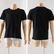 画像をギャラリービューアに読み込む, 加齢臭 対策 男性 インナー シャツ メンズ 綿100 M~LL 半袖 丸首 消臭 クルーネック tシャツ インナーシャツ 綿100% 肌着 下着 大きいサイズ m l ll