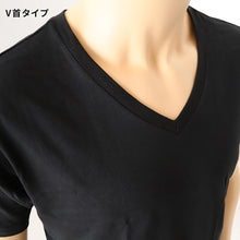 画像をギャラリービューアに読み込む, 綿100 インナー シャツ メンズ 半袖 V首 消臭 M~LL vネック tシャツ インナーシャツ 綿100% アンダー 肌着 下着 大きいサイズ m l ll