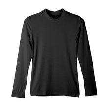 画像をギャラリービューアに読み込む, リブ インナー レディース 長袖 モックネック トップス Tシャツ M L LL 伸縮 ストレッチ 秋 冬 静電気防止 対策 薄手 あったか シンプル 無地 ボーダー 重ね着 レイヤード かわいい おしゃれ カラー 色 (在庫限り)