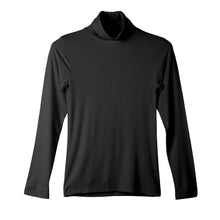 画像をギャラリービューアに読み込む, リブ インナー レディース 長袖 タートルネック トップス Tシャツ M L LL 伸縮 ストレッチ 秋 冬 静電気防止 対策 薄手 あったか シンプル 無地 ボーダー 重ね着 レイヤード かわいい おしゃれ カラー 色 (在庫限り)