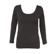 画像をギャラリービューアに読み込む, ブラトップ 長袖 9分袖 レディース 腹巻付き クルーネック 丸首 M L LL 保温 防寒 下着 肌着 暖かい ストレッチ 一体型 インナー 冬 はらまき付き 裏起毛 ハラマキインナー ゆったり 着心地 柔らかい シンプル 無地 冬用 プレゼント ギフト 母の日