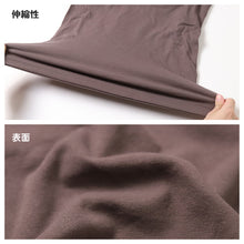 画像をギャラリービューアに読み込む, ブラトップ 長袖 9分袖 レディース 腹巻付き モックネック M L LL 保温 防寒 下着 肌着 暖かい ストレッチ 一体型 インナー 冬 はらまき付き 裏起毛 ハラマキインナー ゆったり 着心地 柔らかい シンプル 無地 冬用 プレゼント ギフト 母の日