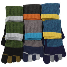 画像をギャラリービューアに読み込む, 【 お得 】 メンズ 五本指ソックス 五本指靴下 5本指ソックス ショート 6足組 25-27cm (ショートソックス 綿混 くつ下 くつした ) (在庫限り)