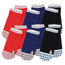画像をギャラリービューアに読み込む, レディース スニーカーソックス 靴下 スニーカー丈 6足組 22-24cm 綿混 ソックス くつ下 くつした 柄 (在庫限り)