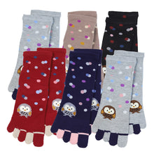 画像をギャラリービューアに読み込む, 【 お得 】レディース 5本指ソックス 6足組 ショート丈 22-24cm (レディース ショート丈 綿混 五本指靴下 くつ下 くつした ) (在庫限り)