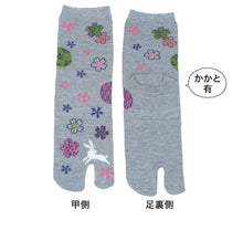 画像をギャラリービューアに読み込む, 【 お得 】 レディース 足袋ソックス ショート丈 6足組 22-25cm (レディース 綿混 足袋 タビ 足袋靴下 足袋型靴下 くつ下 くつした 日本製) (在庫限り)