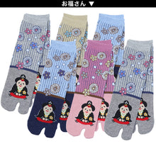 画像をギャラリービューアに読み込む, 【 お得 】 レディース 足袋ソックス ショート丈 6足組 22-25cm (レディース 綿混 足袋 タビ 足袋靴下 足袋型靴下 くつ下 くつした 日本製) (在庫限り)