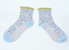画像をギャラリービューアに読み込む, 【 お得 】 レディース ソックス ショートソックス ショート丈 6足組 22-24cm (レディース 綿混 ソックス くつ下 くつした 日本製 ふくろう 総柄) (在庫限り)