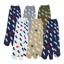 画像をギャラリービューアに読み込む, 【 お得 】 メンズ 足袋ソックス ショート丈 6足組 25-27cm (綿混 足袋 タビ 足袋靴下 足袋型靴下 くつ下 くつした) (在庫限り)