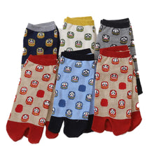 画像をギャラリービューアに読み込む, 【 お得 】 レディース 足袋ソックス スニーカー丈 6足組 22-25cm (綿混 足袋 タビ 足袋靴下 足袋型靴下 くつ下 くつした 日本製) (在庫限り)