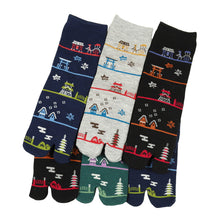 画像をギャラリービューアに読み込む, 【 お得 】 レディース 足袋ソックス 足袋靴下 靴下 クルー丈 6足組 22-25cm (ソックス 綿混 足袋 タビ 足袋型靴下 くつ下 くつした 日本製) (在庫限り)