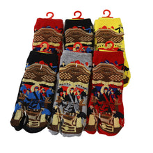 画像をギャラリービューアに読み込む, アウトレット キッズ 足袋ソックス 6足組 子供靴下 くつ下 10-24cm キッズ スニーカー丈 綿混 足袋 タビ 足袋靴下 足袋型靴下 くつ下 くつした 日本製 (在庫限り)