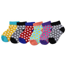 画像をギャラリービューアに読み込む, 子供 靴下 6足セット よく伸びる キッズ ソックス 10-24cm こども 柄 子供用 女の子 男の子 のびる 伸縮性 まとめ買い 6足組 アウトレット (在庫限り)