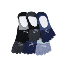 画像をギャラリービューアに読み込む, レディース フットカバー 5本指 カバーソックス 6足組 23-25cm 5本指 靴下 五本指 ソックス 綿混 五本指靴下 くつ下 くつした 柄 かわいい (在庫限り)