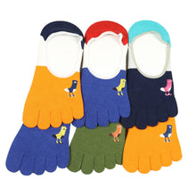 画像をギャラリービューアに読み込む, 【 お得 】 5本指ソックス レディース ソックス フットカバー スニーカーソックス 6足組 23-25cm (5本指 五本指靴下 スニーカー丈 フットカバーソックス くつ下 くつした) (在庫限り)