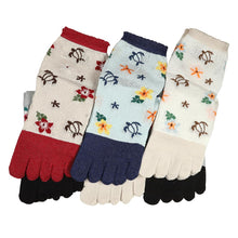 画像をギャラリービューアに読み込む, 【 お得 】 レディース 5本指ソックス 五本指靴下 ショートソックス 6足組 22-24cm (婦人 ショート丈 メッシュ くつ下 くつした) (在庫限り)