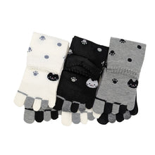 画像をギャラリービューアに読み込む, 【 お得 】 レディース 5本指ソックス 五本指靴下 ショートソックス 6足組 22-24cm (婦人 ショート丈 メッシュ くつ下 くつした) (在庫限り)