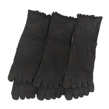 画像をギャラリービューアに読み込む, 【 お得 】 レディース 5本指ソックス 五本指靴下 ショートソックス 6足組 22-24cm (婦人 ショート丈 メッシュ くつ下 くつした) (在庫限り)