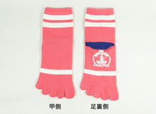 画像をギャラリービューアに読み込む, 【 お得 】 5本指ソックス スニーカーソックス 表糸 綿100% 6足組 22-24cm (レディース ショート丈 綿混 五本指靴下 くつ下 くつした) (在庫限り)