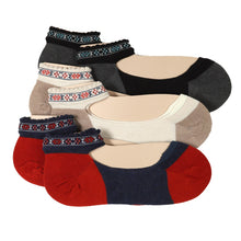 画像をギャラリービューアに読み込む, 【 お得 】 レディース フットカバー 足首バンド付き フットカバーソックス 6足組 23-25cm (脱げにくい 脱げない 通気性 スニーカーソックス 綿混 ソックス くつ下 くつした) (在庫限り)