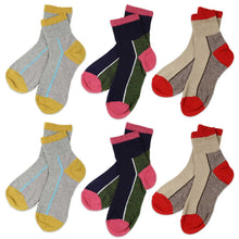 画像をギャラリービューアに読み込む, ショートソックス レディース スポーツ 抗菌 防臭 6足セット 23cm 23.5cm 24cm 24.5cm 25cm (ジョギング 女性 綿混 靴下 くつ下 くつした ) (在庫限り)
