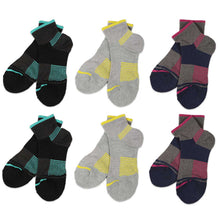 画像をギャラリービューアに読み込む, ショートソックス レディース スポーツ 抗菌 防臭 6足セット 23cm 23.5cm 24cm 24.5cm 25cm (ジョギング 女性 綿混 靴下 くつ下 くつした ) (在庫限り)