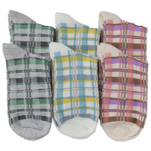 画像をギャラリービューアに読み込む, レディース ソックス 抗菌 短め 6足組 22cm 23cm 24cm (女性 セット 靴下 ショート丈 くつ下 くつした おしゃれ カジュアル カラー) (在庫限り)