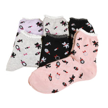 画像をギャラリービューアに読み込む, 【 お得 】レディース ショートソックス ショート丈ソックス 6足組 22-24cm (ソックス ショート ショート丈 綿 くつ下 くつした 日本製) (在庫限り)