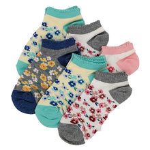 画像をギャラリービューアに読み込む, 【 お得 】 キッズ ソックス 靴下 女子 女の子 スニーカーソックス 6足組 16-18cm~22-24cm (スニーカー丈 綿混 ソックス くつ下 くつした リボン ドット 音符) (在庫限り)