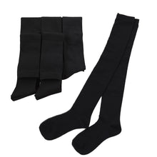 画像をギャラリービューアに読み込む, ニーハイソックス キッズ 女の子 ニーハイ ソックス 6足組 16-18cm~22-24cm (オーバーニーソックス オーバーニー 靴下 ひざ上丈 ジュニアソックス ロング丈 長靴下 綿混 くつ下 くつした) (在庫限り)