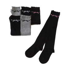 画像をギャラリービューアに読み込む, ニーハイソックス キッズ 女の子 ニーハイ ソックス 6足組 16-18cm~22-24cm (オーバーニーソックス オーバーニー 靴下 ひざ上丈 ジュニアソックス ロング丈 長靴下 綿混 くつ下 くつした) (在庫限り)