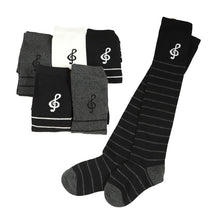 画像をギャラリービューアに読み込む, ニーハイソックス キッズ 女の子 ニーハイ ソックス 6足組 16-18cm~22-24cm (オーバーニーソックス オーバーニー 靴下 ひざ上丈 ジュニアソックス ロング丈 長靴下 綿混 くつ下 くつした) (在庫限り)