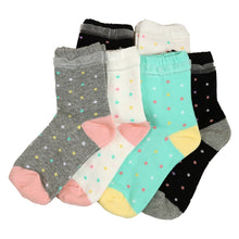 画像をギャラリービューアに読み込む, 【 お得 】 キッズ ソックス 靴下 女子 女の子 ショートソックス 6足組 16-18cm~22-24cm (ガールズ ショート丈 綿混 くつ下 くつした ねこ ネコ) (在庫限り)