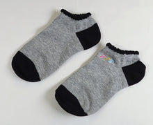 画像をギャラリービューアに読み込む, スニーカーソックス キッズ ガールズ 女の子 6足セット 16-18cm~22-24cm (くるぶし 女子 スニーカー丈 綿混 くつ下 くつした ニコちゃん) (在庫限り)