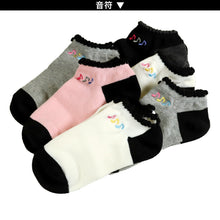 画像をギャラリービューアに読み込む, スニーカーソックス キッズ ガールズ 女の子 6足セット 16-18cm~22-24cm (くるぶし 女子 スニーカー丈 綿混 くつ下 くつした ニコちゃん)
