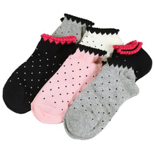 画像をギャラリービューアに読み込む, スニーカーソックス キッズ ガールズ 女の子 6足セット 16-18cm~22-24cm (くるぶし 女子 スニーカー丈 綿混 くつ下 くつした ニコちゃん) (在庫限り)