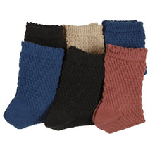 画像をギャラリービューアに読み込む, レディース ソックス 日本製 6足セット 表糸 綿100% 短め ハーフ丈 22cm 23cm 24cm (婦人 女性 ショート丈 綿混 くつ下 くつした まとめ買い) (在庫限り)
