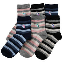 画像をギャラリービューアに読み込む, 【 お得 】  キッズ ソックス 子供靴下 ショートソックス 6足組 16-18cm~22-24cm (ガールズ 女子 ショート丈 綿混 くつ下 くつした) (在庫限り)