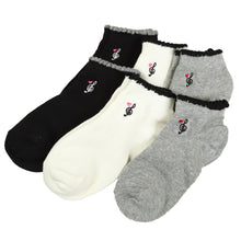 画像をギャラリービューアに読み込む, 【 お得 】 キッズ スニーカーソックス 靴下 6足組 16-18cm~22-24cm (スニーカー丈 綿混 ソックス くつ下 くつした ハート柄 音符柄) (在庫限り)