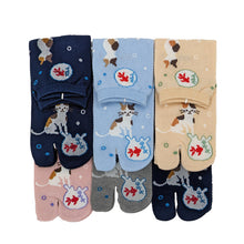 画像をギャラリービューアに読み込む, 【 お得 】 レディース 足袋ソックス ショート丈 6足組 23-24cm (メッシュ 綿混 足袋 タビ 足袋靴下 足袋型靴下 くつ下 くつした 日本製) (在庫限り)