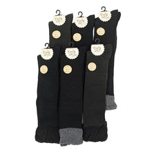 画像をギャラリービューアに読み込む, 【 お得 】 ガールズ ハイソックス 靴下 アンゴラ 6足組 柄 22-24cm (子供 ソックス 靴下 ロング丈 くつ下 くつした セット) (在庫限り)