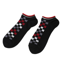 画像をギャラリービューアに読み込む, 靴下 メンズ スニーカーソックス 抗菌防臭 日本製 26 26.5 27 27.5 28 (男性 男子 男の子 紳士 くるぶし 綿混 大きいサイズ ビックサイズ 迷彩 チェック) (在庫限り)