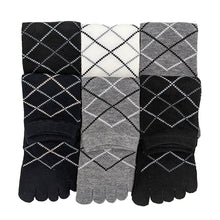 画像をギャラリービューアに読み込む, 5本指ソックス メンズ ショート 6足組 27-29cm 柄物 セット ショートソックス 綿混 靴下 くつ下 くつした 大寸 大きいサイズ カジュアル 27cm 28cm 29cm (在庫限り)