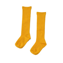 画像をギャラリービューアに読み込む, 子供 靴下 ハイソックス キッズ カラーソックス 16-21cm (無地 カラー ソックス 子ども 女の子 男の子 ジュニア 綿混 リブ編み) (在庫限り)