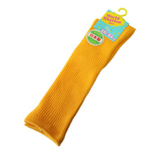 画像をギャラリービューアに読み込む, 子供 靴下 ハイソックス キッズ カラーソックス 16-21cm (無地 カラー ソックス 子ども 女の子 男の子 ジュニア 綿混 リブ編み) (在庫限り)